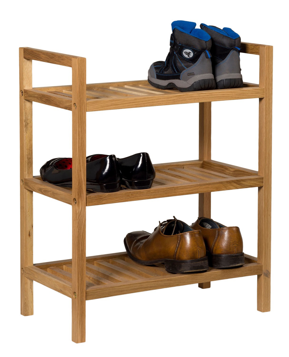 Waverly Oak Narrow 3 Tier Stackable Shoe Rack